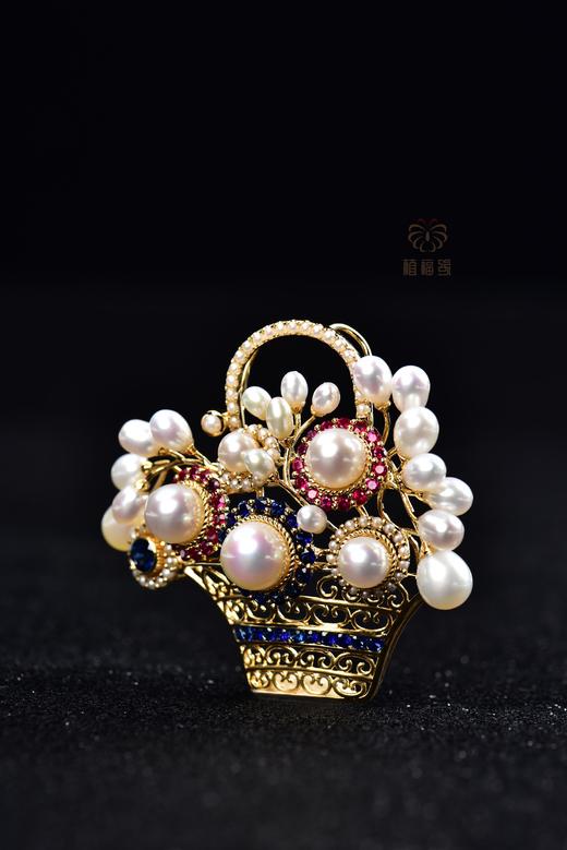 【一篮富贵】珍珠胸针    ZZ12308092 商品图2