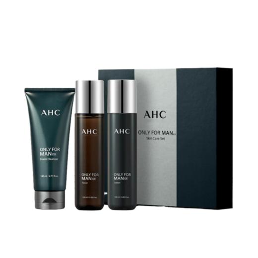 AHC 爱和纯 男士平衡舒润洁水乳套装（洁面乳140ml+爽肤水120ml+乳液120ml） 商品图0
