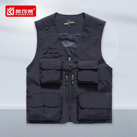 工作服马甲定制印字logo装修公司工装背心义工志愿者马夹订制绣字 商品图3