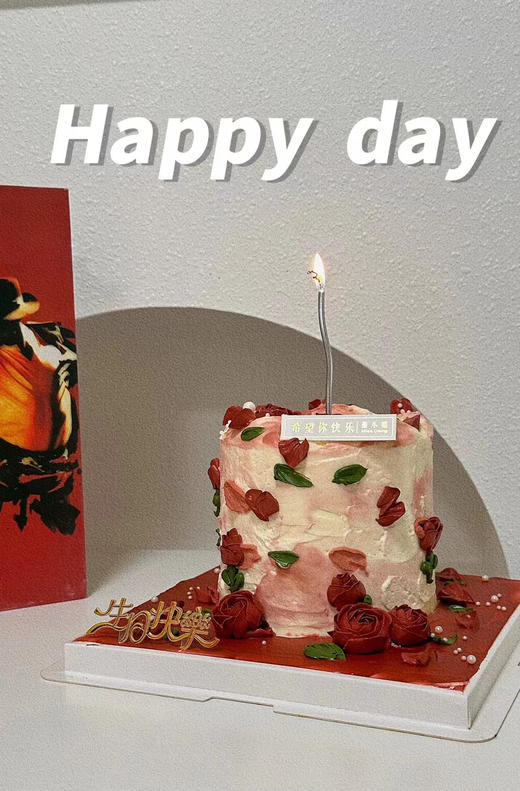 手绘玫瑰加高 商品图0