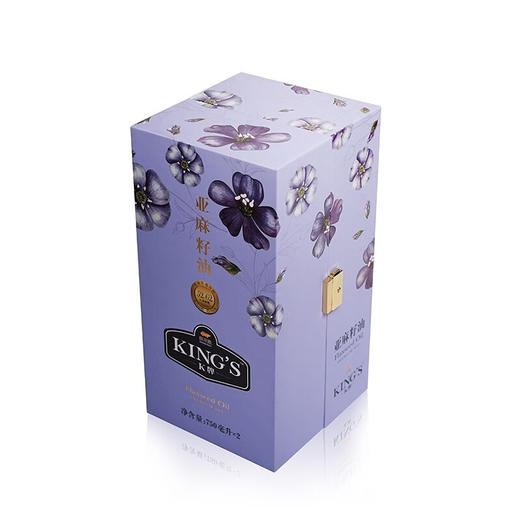 金龙鱼KING'S亚麻籽油750ML×2礼盒 商品图5