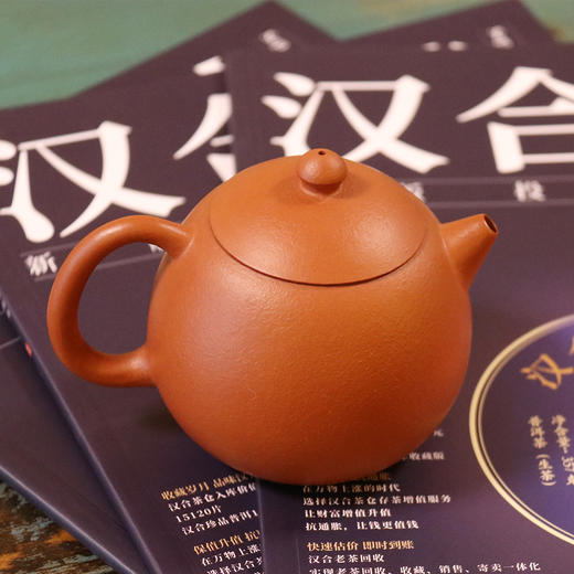 手工紫砂壶 宜兴 龙蛋壶 朱泥 220ML 商品图3