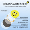 〖P007〗笑脸手机贴2-IC 商品缩略图1