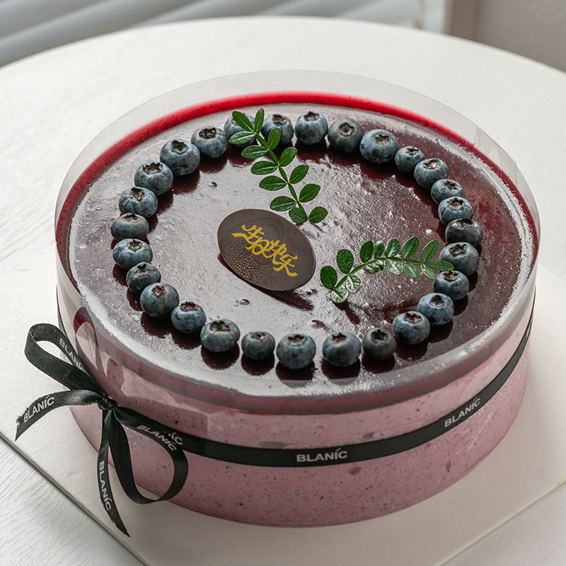 慕斯蛋糕 蓝莓慕斯蛋糕03 口感浓郁 层次丰富