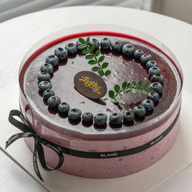 慕斯蛋糕 蓝莓慕斯蛋糕03 口感浓郁 层次丰富