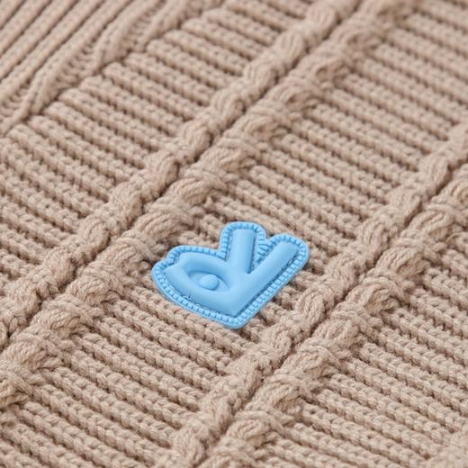 【实体店同款】男童时尚时髦半开领针织衫毛衫2023年冬季新款安奈儿童装AB344722 商品图6