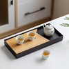 无闻 长方形竹制觅何竹盘禅意干泡盘储水式茶水托盘家用客厅泡茶盘 商品缩略图11