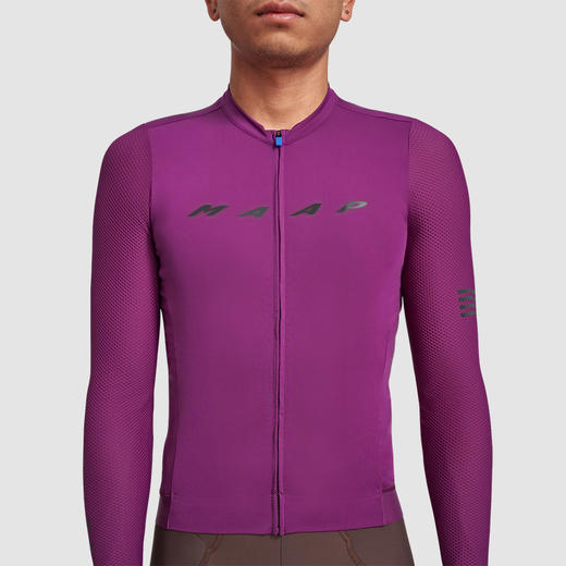 MAAP 男士 Evade Pro Base LS Jersey Violet 长袖骑行服 商品图2