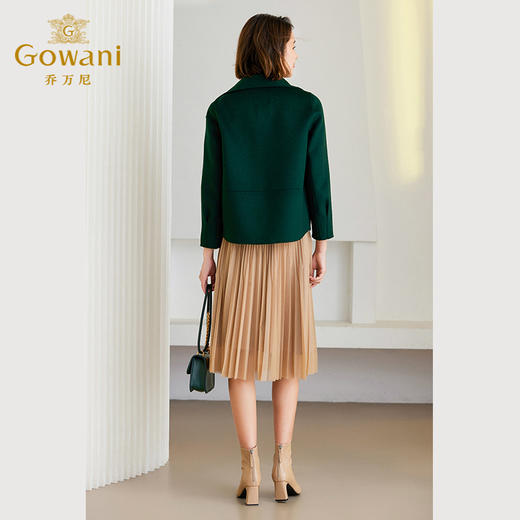 【羊绒】乔万尼羊毛大衣女新款秋冬高级感羊绒小个子短款ET4B867 商品图4