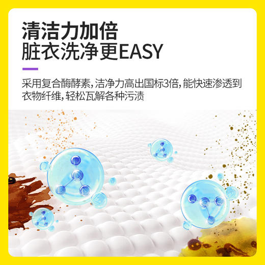 涤尚防串染洗衣片2袋装（送120克爆炸盐） 商品图2