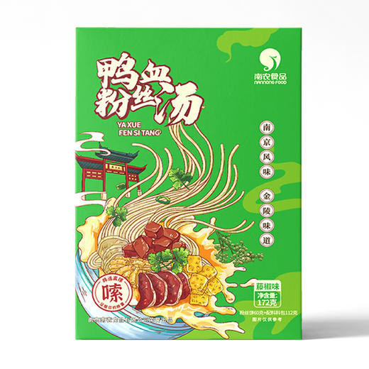 南农鸭血粉丝汤(藤椒味)172g 商品图0