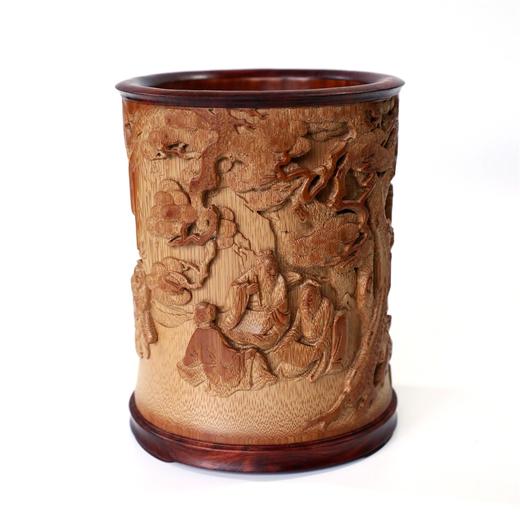 五老图°竹笔筒12.5*16cm 商品图0