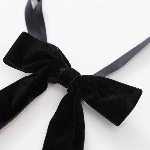 (单拍不发 非活动拍下无效)【实体店同款】女童蝴蝶结领带2023年冬季新款安奈儿童装AG340791 商品图3