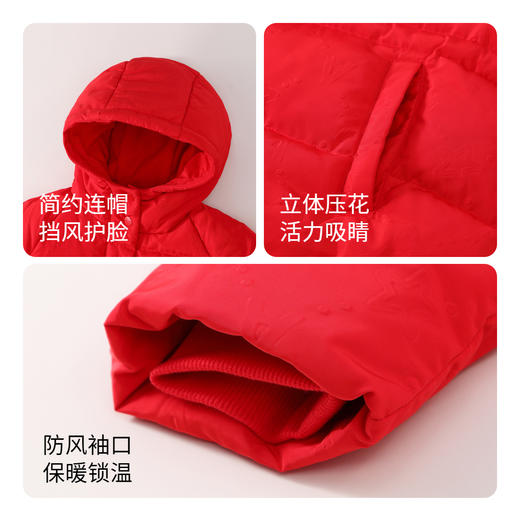 【御寒-5~5℃】女童中长款羽绒服冬外套安奈儿童装实体店同款AG345626 商品图2