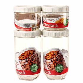 乐扣乐扣 新概念储物罐4件套 INL301S001