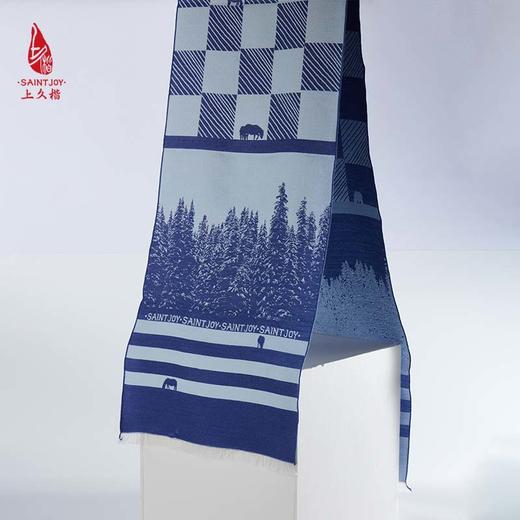 SAINTJOY/上久楷 丝毛围巾  丝毛长巾  喀纳斯雪景 CJS23019 商品图9