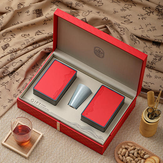 见喜皮盒【2铁罐+杯•红】48元一套 /共2套 商品图5