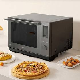 松下（Panasonic）HM微波炉 家用平板式微蒸烤一体机 智能全自动多功能烤箱 27L 大容量NN-DS58MMXPE