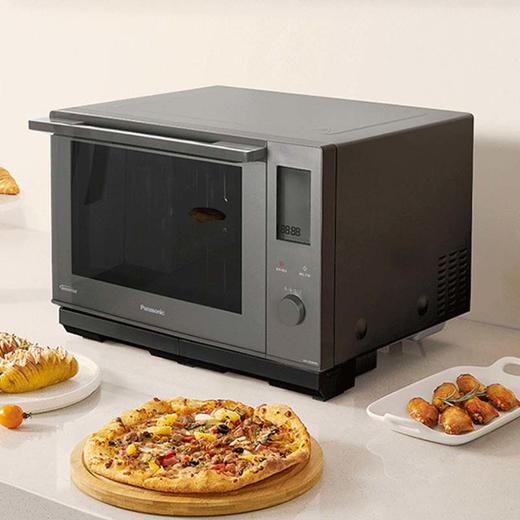 松下（Panasonic）HM微波炉 家用平板式微蒸烤一体机 智能全自动多功能烤箱 27L 大容量NN-DS58MMXPE 商品图0