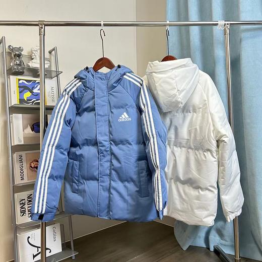 阿迪达斯经典保暖棉服连帽外套情侣款 AD1910 商品图3