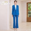 AD气场强大女总裁套装新款高级阔腿裤蓝色新中式国风干练气质西装 商品缩略图2