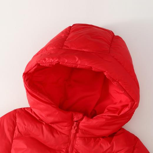 【实体店同款】女童暖氧吧发热小A型波浪下摆75%鸭绒中长款羽绒服2023年冬季新款安奈儿童装XG345647 商品图5