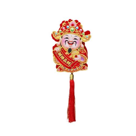 【祥蛇送福❗️年国潮摇头财】电动立体 中国结圆形 新年挂件 客厅绒面亚克力春节挂饰蛇年特价 商品图4