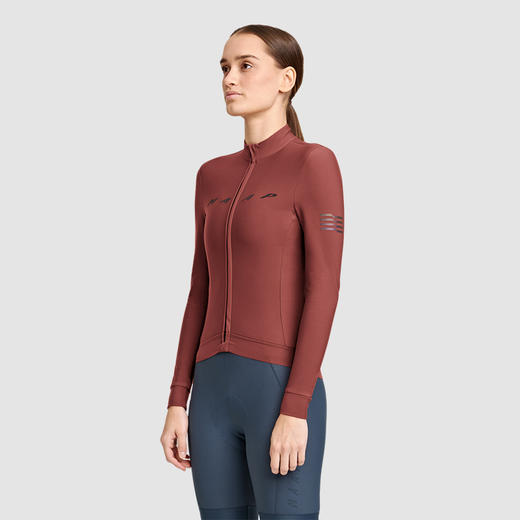 MAAP 女士 Evade Thermal LS Jersey Henna 加绒长袖骑行服 商品图0