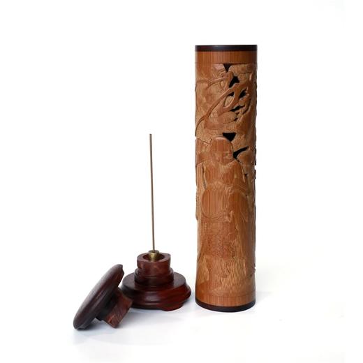 刘海戏金蟾°竹香筒6*24.5cm 商品图8
