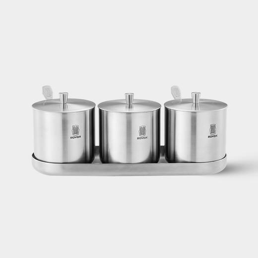 简致系列-不锈钢调味罐三件套 商品图0