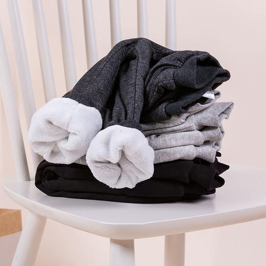 贝贝怡儿童加绒加厚运动裤男童冬季保暖休闲长裤宽松中大童裤子214K2262
 商品图3