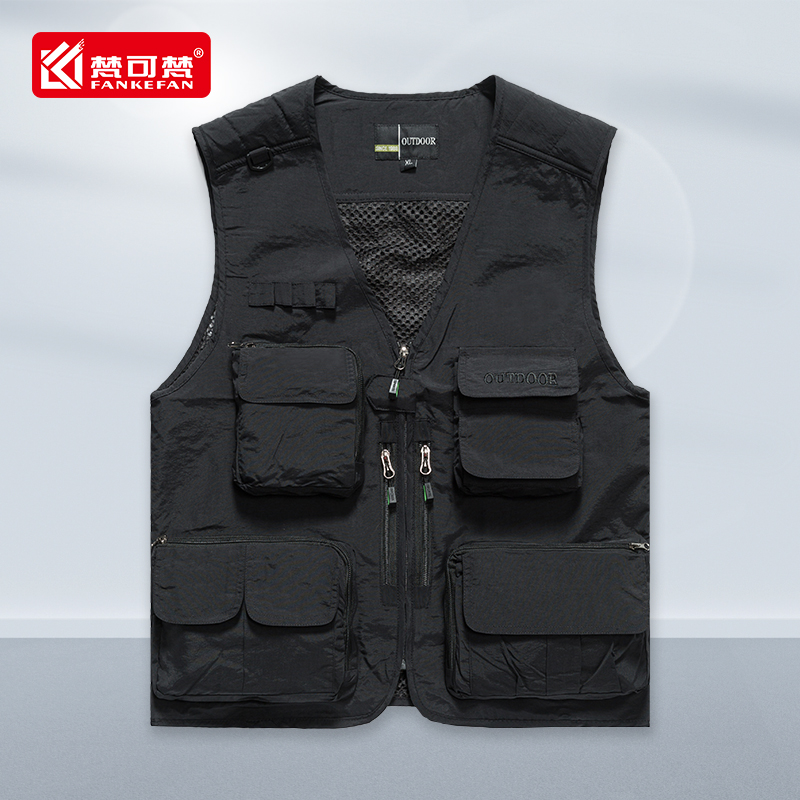 工作服马甲定制印字logo装修公司工装背心义工志愿者马夹订制绣字