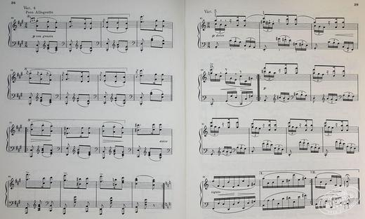 【中商原版】亨乐原版 勃拉姆斯 帕格尼尼主题变奏曲 op35 钢琴独奏 带指法 Brahms Paganini Variations op. 35 HN394 进口艺术 商品图7