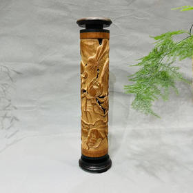 和谐°竹雕香筒6*25.5cm 合肥南站