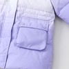 ☆【实体店同款】女童渐变防风防水防油80%鹅绒中长款羽绒服收腰派克服版型2023年冬季新款安奈儿童装XG345642 商品缩略图9