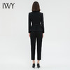 IWY/高端黑色西装套装女新款气质商务公务员面试正装售楼部工作服C13315+P13315 商品缩略图5