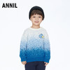 【实体店同款】男童时尚渐变百搭圆领长袖针织衫毛衣2023年冬季新款安奈儿童装XB344771 商品缩略图0