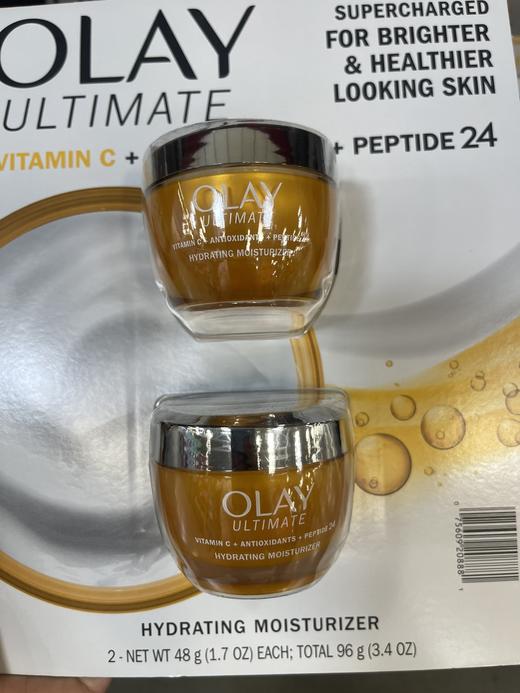 Olay玉兰油维C保湿面霜48g*2瓶装。含维生素C、维生素E，对提亮肤色、帮助改善肌肤黯淡无光！美国代购，无中文标签，介意慎拍! A 商品图2