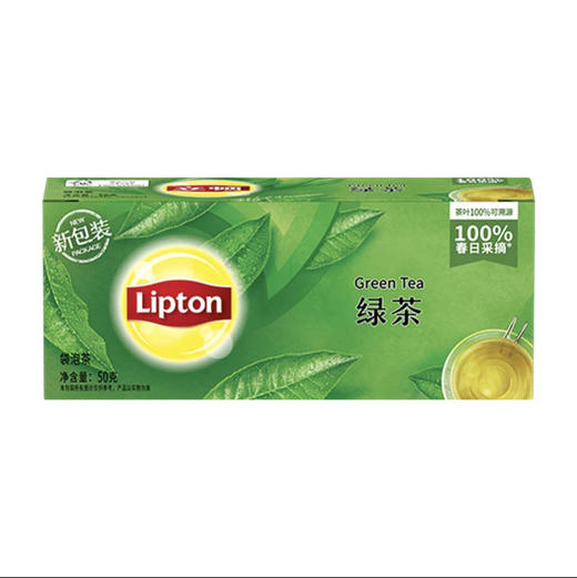 C037 立顿|绿茶袋装泡茶50g 商品图0