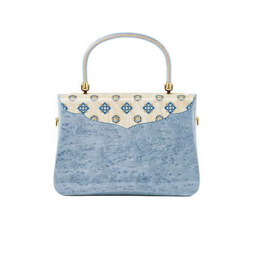 镶嵌“花钿纹”主题手提包 商品图2