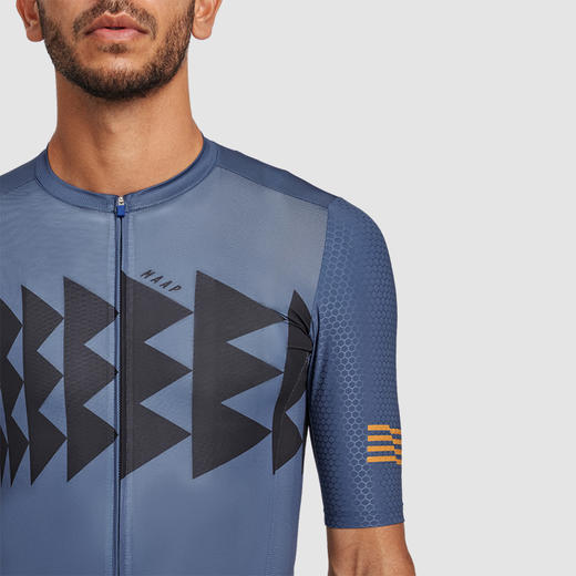 MAAP 男士 Phase Pro Base Jersey Blue Indigo 短袖骑行服 商品图3