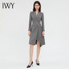 IWY/灰色西装连衣裙女双排扣设计感售楼部前台工作服商务正装Q13326 商品缩略图0