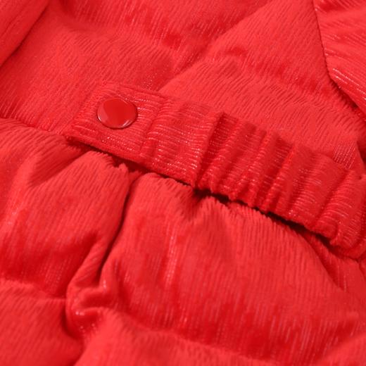 【实体店同款】女童甜美可爱75%鸭绒收腰中长款羽绒服可脱卸毛领2023年冬季新款安奈儿童装XG345652 商品图9