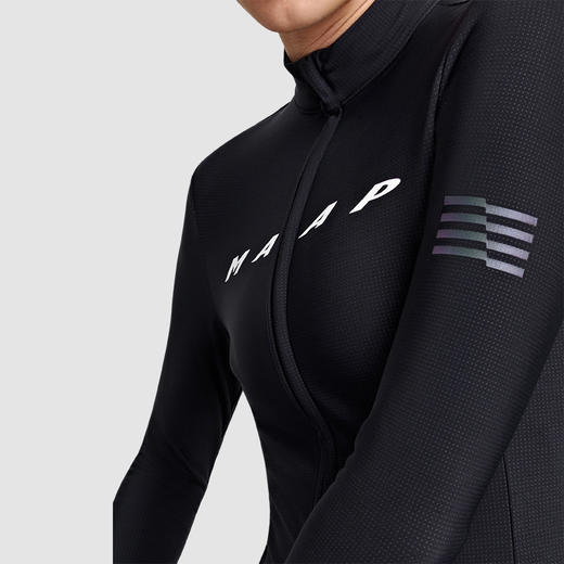 MAAP 女士 Evade Thermal LS Jersey Black 加绒长袖骑行服 商品图2