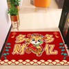 【出入平安年年有余❗️新年马运冲天地垫】防滑吸水红色喜庆新年地毯垫 家用门口进门脚垫 玄关地毯垫好礼特价新年礼盒年货礼盒 商品缩略图1