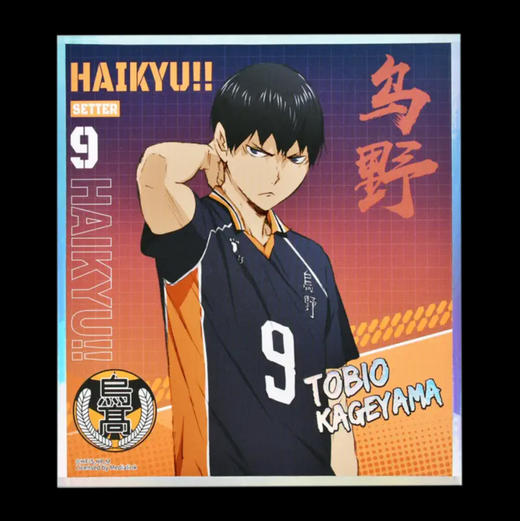 排球少年色纸队服款影山飞雄 商品图0