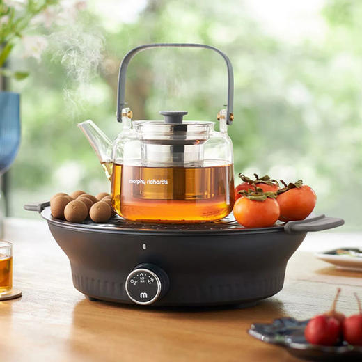 【清仓特惠4.5折，仅2件，无货退款】MR6083摩飞-围炉煮茶烤火炉套装家用电陶炉电烤炉煮茶壶煮茶器具全套冬天 商品图2