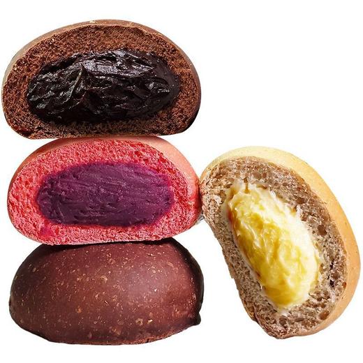 【全麦夹心欧包】健身房同款 新鲜烤制粗粮黑巧红丝绒南瓜精饱腹代餐整箱早餐面包-dd 商品图4