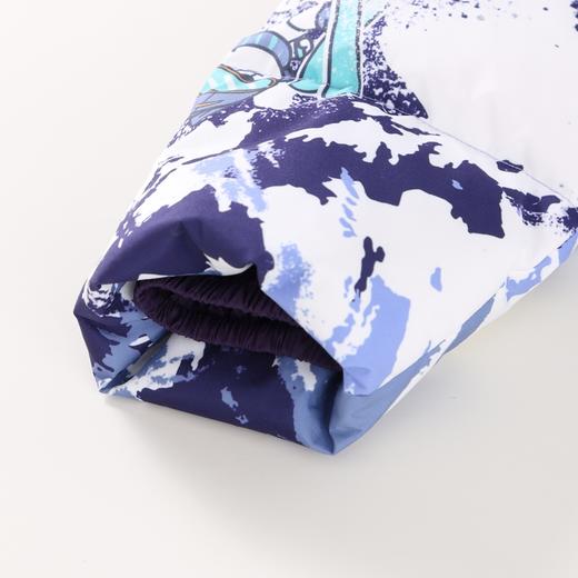 ☆【实体店同款】男童萌趣雪豹75%鸭绒中长款羽绒服可拆卸发光护目镜2023年冬季新款安奈儿童装XB345664 商品图7