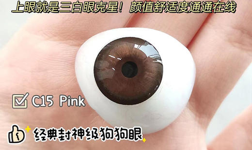 Yeelens C15 日抛 十片 14.5mm 参考着色14.0mm 基弧8.6 含水40% 新锐国货 商品图4